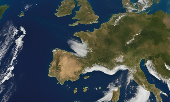 Satellite imagery background